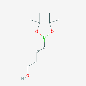 4-(4,4,5,5-tetramethyl-1,3,2-dioxaborolan-2-yl)but-3-en-1-ol