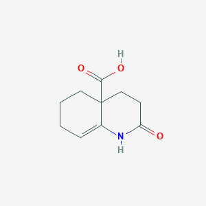 molecular formula C10H13NO3 B1478677 2-oxo-1,3,4,5,6,7-hexahydroquinoline-4a(2H)-carboxylic acid CAS No. 2091556-27-1