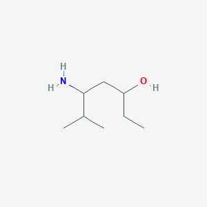 5-Amino-6-methylheptan-3-ol