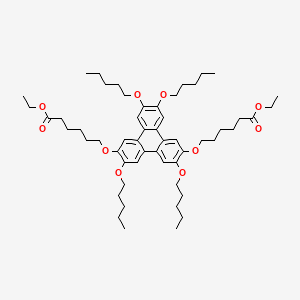 Diethyl 6,6'-((3,6,10,11-tetrakis(pentyloxy)triphenylene-2,7-diyl)bis(oxy))dihexanoate