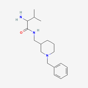 2-amino-N-[(1-benzylpiperidin-3-yl)methyl]-3-methylbutanamide