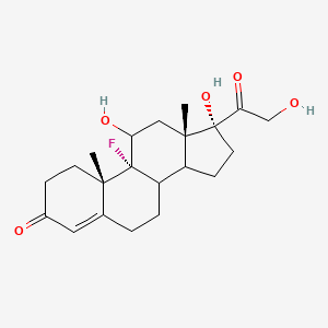 molecular formula C21H29FO5 B14786904 9alpha-Fludrocortisone;9alpha-Fluorcortisol 