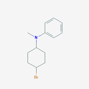 molecular formula C13H18BrN B14786909 N-(4-bromocyclohexyl)-N-methylaniline 