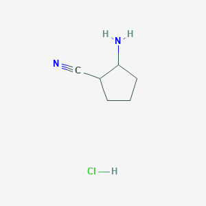 2-Aminocyclopentane-1-carbonitrile;hydrochloride