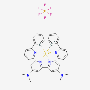 2-[4-(dimethylamino)pyridin-2-yl]-N,N-dimethylpyridin-4-amine;iridium(3+);2-phenylpyridine;hexafluorophosphate