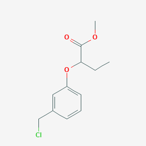 Methyl 2-[3-(chloromethyl)phenoxy]butanoate