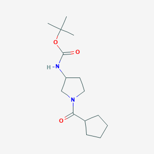 (R)-tert-Butyl (1-(cyclopentanecarbonyl)pyrrolidin-3-yl)carbamate