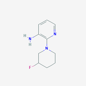 molecular formula C10H14FN3 B1478706 2-(3-氟哌啶-1-基)吡啶-3-胺 CAS No. 2023945-29-9