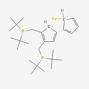 1,2-Bis[[bis(1,1-dimethylethyl)phosphino]methyl]ferrocene