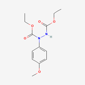 Diethyl 1-(4-methoxyphenyl)hydrazine-1,2-dicarboxylate