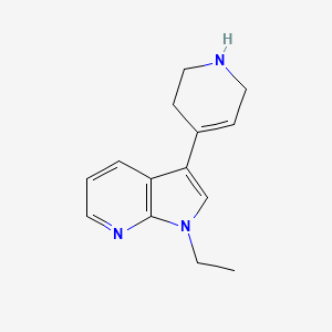 1-ethyl-3-(1,2,3,6-tetrahydropyridin-4-yl)-1H-pyrrolo[2,3-b]pyridine