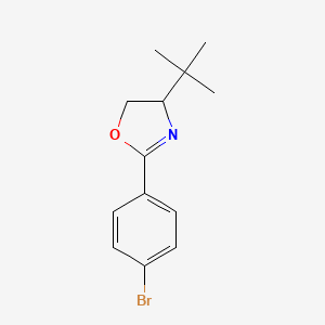 2-(4-Bromophenyl)-4-tert-butyl-4,5-dihydro-1,3-oxazole