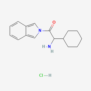 2-Amino-2-cyclohexyl-1-isoindol-2-ylethanone;hydrochloride