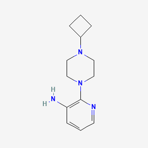 molecular formula C13H20N4 B1478717 2-(4-环丁基哌嗪-1-基)吡啶-3-胺 CAS No. 2097981-33-2