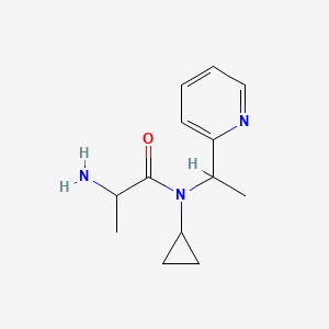 2-Amino-N-cyclopropyl-N-((S)-1-(pyridin-2-yl)ethyl)propanamide