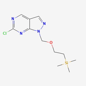 2-[(6-Chloropyrazolo[3,4-d]pyrimidin-1-yl)methoxy]ethyl-trimethyl-silane