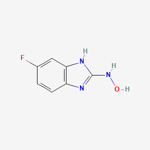 N-(6-Fluoro-1H-benzo[d]imidazol-2-yl)hydroxylamine