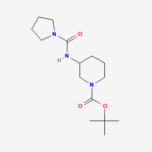 Tert-butyl 3-(pyrrolidine-1-carbonylamino)piperidine-1-carboxylate