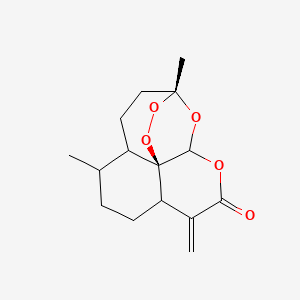 molecular formula C15H20O5 B14787284 (1R,13R)-1,5-dimethyl-9-methylidene-11,14,15,16-tetraoxatetracyclo[10.3.1.04,13.08,13]hexadecan-10-one 