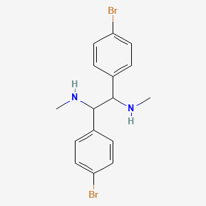 1,2-Bis(4-bromophenyl)-N1,N2-dimethylethane-1,2-diamine