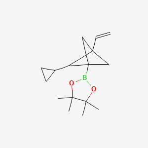 2-(2-Cyclopropyl-3-vinylbicyclo[1.1.1]pentan-1-yl)-4,4,5,5-tetramethyl-1,3,2-dioxaborolane