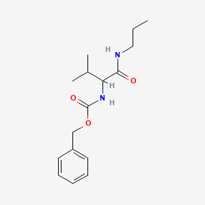 Benzyl N-[2-methyl-1-(propylcarbamoyl)propyl]carbamate