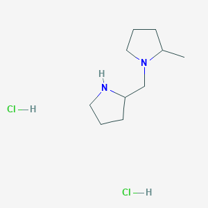 2-Methyl-1-(pyrrolidin-2-ylmethyl)pyrrolidine;dihydrochloride