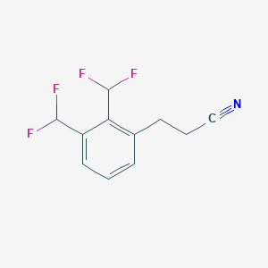 (2,3-Bis(difluoromethyl)phenyl)propanenitrile