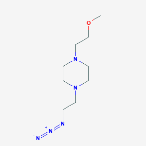 molecular formula C9H19N5O B1478772 1-(2-叠氮乙基)-4-(2-甲氧基乙基)哌嗪 CAS No. 2097991-70-1