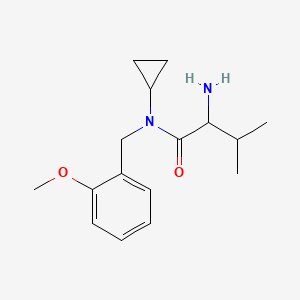 2-amino-N-cyclopropyl-N-[(2-methoxyphenyl)methyl]-3-methylbutanamide