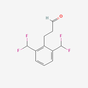 (2,6-Bis(difluoromethyl)phenyl)propanal