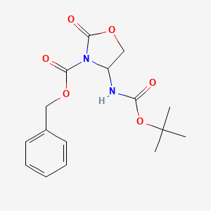 Benzyl 4-[(2-methylpropan-2-yl)oxycarbonylamino]-2-oxo-1,3-oxazolidine-3-carboxylate