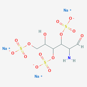 Trisodium;(2-amino-5-hydroxy-1-oxo-4,6-disulfonatooxyhexan-3-yl) sulfate