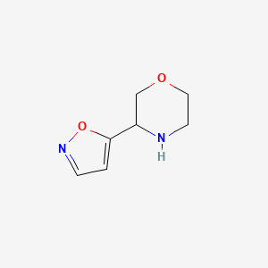 Morpholine, 3-(5-isoxazolyl)-