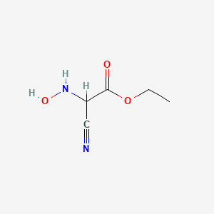 Ethyl 2-cyano-2-(hydroxyamino)acetate