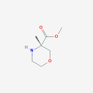 methyl (3R)-3-methylmorpholine-3-carboxylate