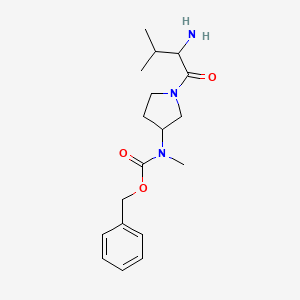 Benzyl ((S)-1-((S)-2-amino-3-methylbutanoyl)pyrrolidin-3-yl)(methyl)carbamate