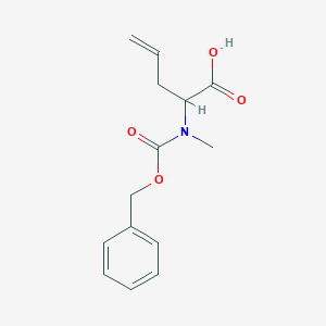 2-[Methyl(phenylmethoxycarbonyl)amino]pent-4-enoic acid