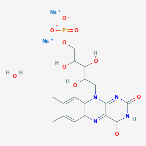 Disodium;[5-(7,8-dimethyl-2,4-dioxobenzo[g]pteridin-10-yl)-2,3,4-trihydroxypentyl] phosphate;hydrate