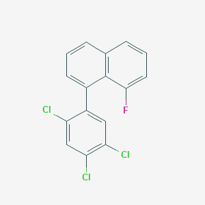 1-Fluoro-8-(2,4,5-trichlorophenyl)naphthalene