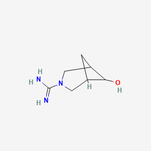 6-Hydroxy-3-azabicyclo[3.1.1]heptane-3-carboximidamide
