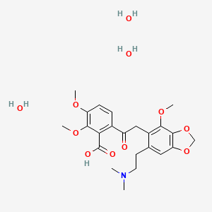 molecular formula C23H33NO11 B14788041 Narceine trihydrate 