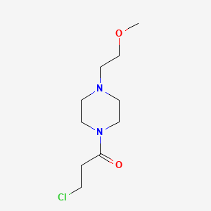 3-Chloro-1-(4-(2-methoxyethyl)piperazin-1-yl)propan-1-one