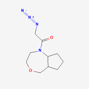 2-azido-1-(octahydro-1H-cyclopenta[e][1,4]oxazepin-1-yl)ethan-1-one
