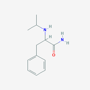 3-Phenyl-2-(propan-2-ylamino)propanamide