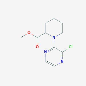 molecular formula C11H14ClN3O2 B1478830 Methyl 1-(3-chloropyrazin-2-yl)piperidine-2-carboxylate CAS No. 2097948-17-7