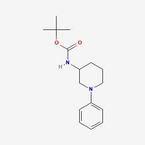 tert-butyl N-(1-phenylpiperidin-3-yl)carbamate