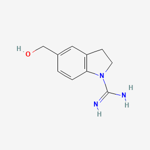 5-(Hydroxymethyl)indoline-1-carboximidamide