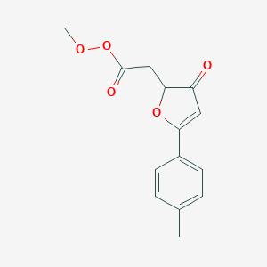 Methyl 2,3-dihydro-2-hydroxy-5-(4-methylphenyl)-3-oxo-2-furanacetate