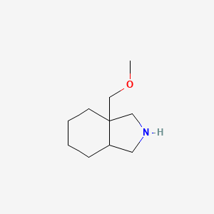 molecular formula C10H19NO B1478842 3a-(甲氧基甲基)八氢-1H-异吲哚 CAS No. 2098005-12-8